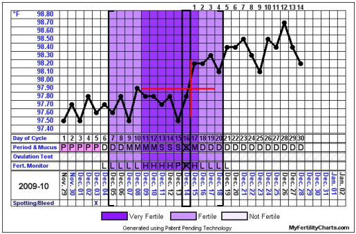 How to Compare Your Fertility Charting to a Typical Ovulation